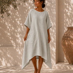 La Higuera de Grazalema | Vestido Lino Estrella Natural