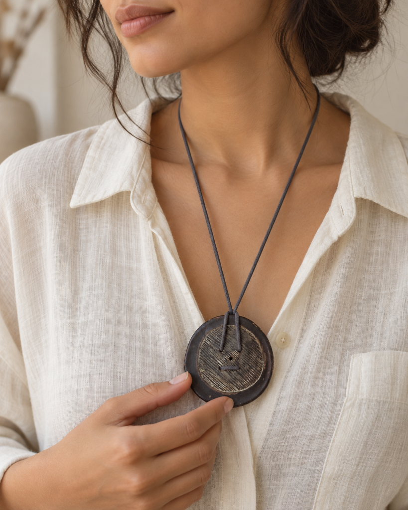 Carmela Rodríguez | Collar cerámica